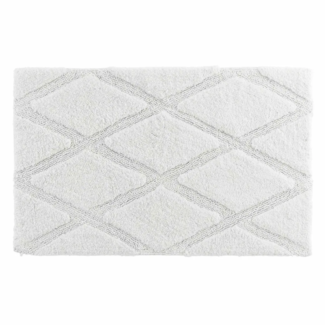douceur d'intu017drieur Tapis de bain en coton (50 x 80 cm) Thais Blanc New