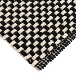 TENDANCE Tapis de bain microfibre maille (45 x 90 cm) Sucre et Beige Noir New