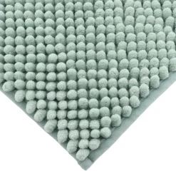 TENDANCE Tapis de bain microfibre (50 x 80 cm) Boules Vert Eucalyptus