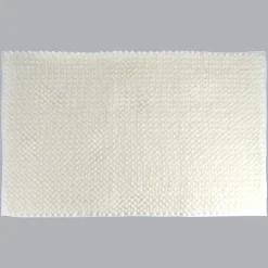 TENDANCE Tapis de bain microfibre (50 x 80 cm) Boules Blanc Best