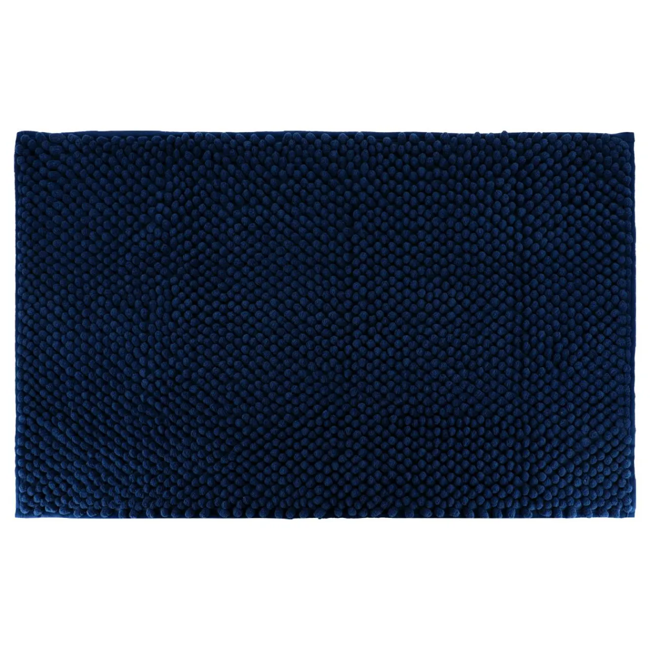 TENDANCE Tapis de bain microfibre (50 x 80 cm) Boules Bleu marine New