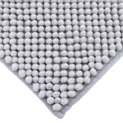 TENDANCE Tapis de bain microfibre (50 x 80 cm) Boules Gris clair Hot