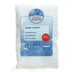 KAEMINGK Tapis de neige rectangulaire (200 x 50 cm) Blanc Discount