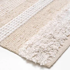 DOUCEUR D'INTERIEUR Tapis de salon coton (60 x 90 cm) Athos Ecru Online