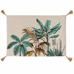 DOUCEUR D'INTERIEUR Tapis de salon coton (60 x 90 cm) Balinesia Vert Clearance