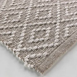 DOUCEUR D'INTERIEUR Tapis de salon coton (50 x 80 cm) Dorana Taupe Sale