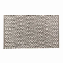 DOUCEUR D'INTERIEUR Tapis de salon coton (50 x 80 cm) Dorana Taupe Sale