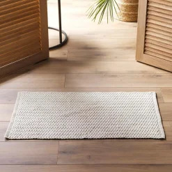 DOUCEUR D'INTERIEUR Tapis de salon coton (50 x 80 cm) Flavio Beige Sale