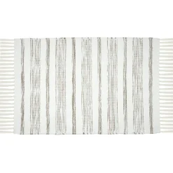 STOF Tapis de salon coton (60 x 90 cm) Joanny Beige New