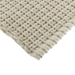 TENDANCE Tapis de salon coton (50 x 120 cm) Mimetisme Beige