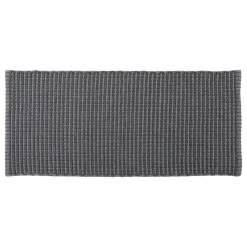 TENDANCE Tapis de salon coton (50 x 120 cm) Mimetisme Gris clair Outlet