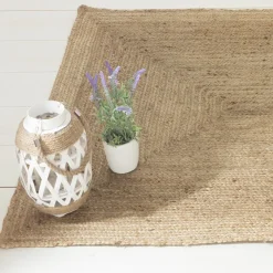 ATMOSPHERA Tapis de salon jute (120 x 170 cm) Louna naturel Beige Best