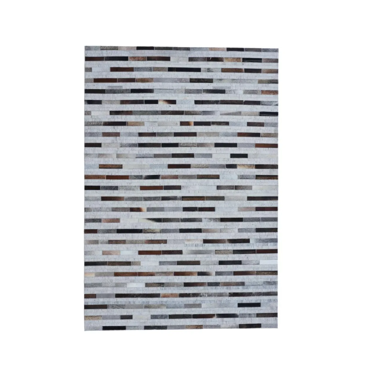 EMINZA Tapis de salon rectangulaire laine jacquard (160 x 230 cm) Sanjay Gris Best
