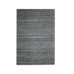 EMINZA Tapis de salon rectangulaire matière recyclée (140 x 200 cm) Aiko Gris Best