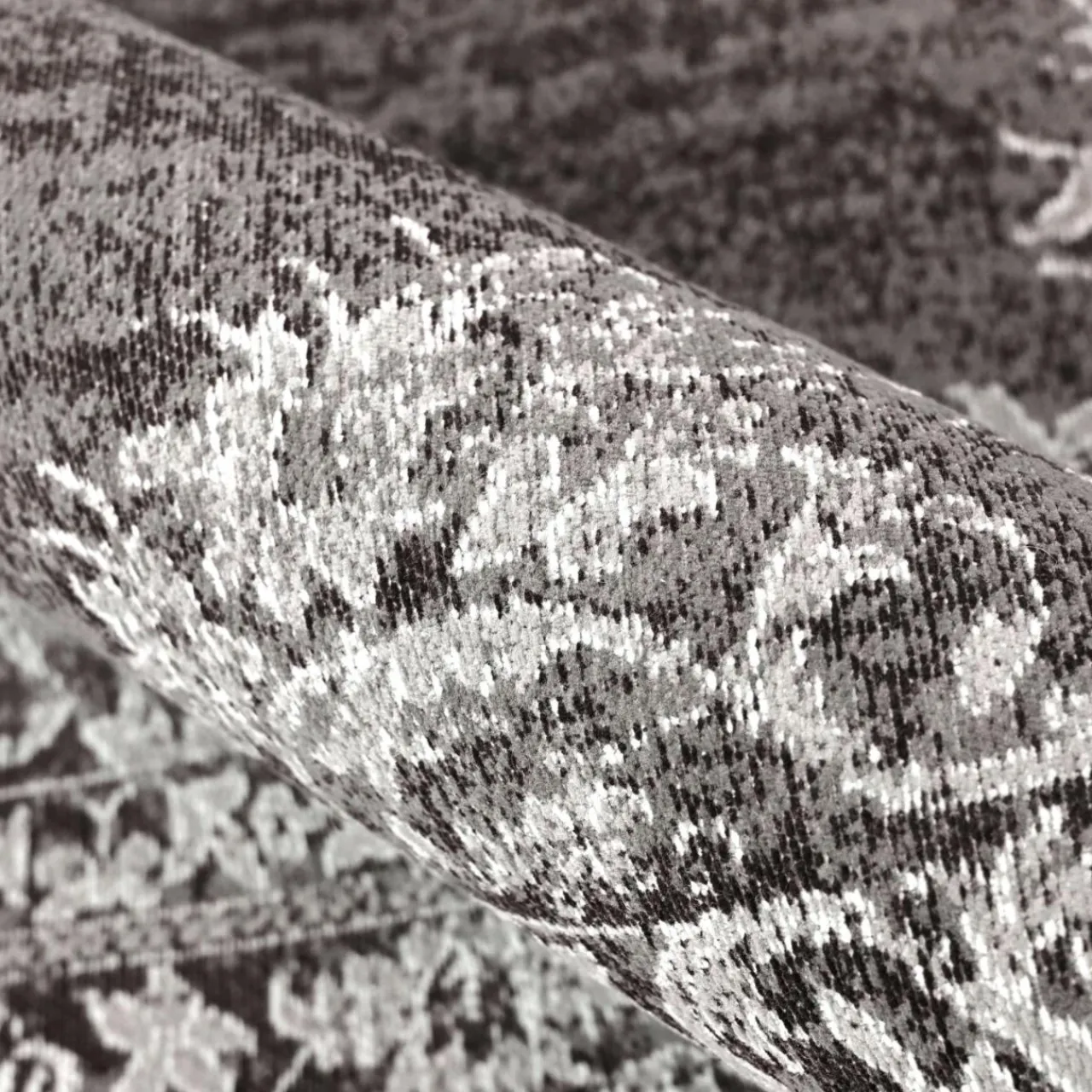 EMINZA Tapis de salon rectangulaire jacquard (140 x 200 cm) Sana Gris Outlet