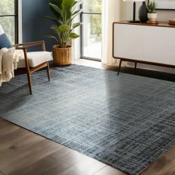 EMINZA Tapis de salon rectangulaire jacquard (160 x 230 cm) Shiraz Argent Discount