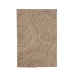 EMINZA Tapis de salon rectangulaire jute tressée (200 x 300 cm) Neha Beige Clearance