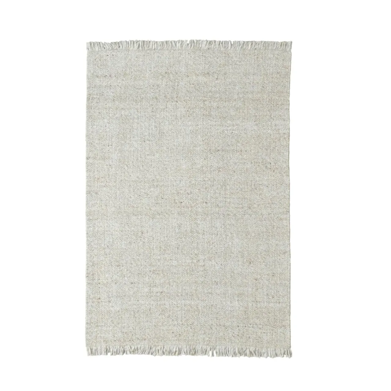 EMINZA Tapis de salon rectangulaire laine tissée (160 x 230 cm) Jacks Beige Online