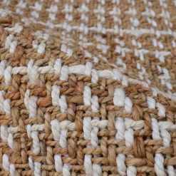 EMINZA Tapis de salon rectangulaire jute tissée main (160 x 230 cm) Weston Marron Clearance