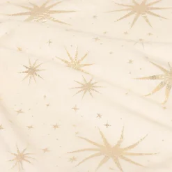 JJA Tapis de sapin (D90 cm) Étoiles Célestes et doré Ivoire Online