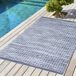 L'EFFET PAPILLON Tapis d'extérieur rectangulaire (50 x 80 cm) Bono Gris Graphite Online