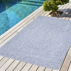 L'EFFET PAPILLON Tapis d'extérieur rectangulaire (50 x 80 cm) Pablo Noir cendré New