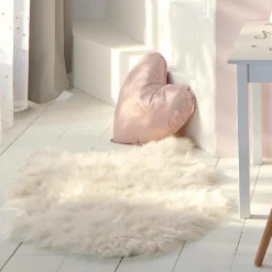 Atmosphera createur d'interieur for kids Tapis fausse fourrure (90 x 60 cm) Fisher Blanc Outlet