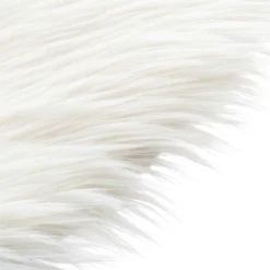 Atmosphera createur d'interieur for kids Tapis fausse fourrure (150 x 90 cm) Oslo Ivoire Blanc New