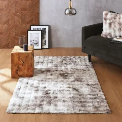 EMINZA Tapis fausse fourrure (120 x 170 cm) Toronto Taupe Best