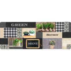 DOUCEUR D'INTERIEUR Tapis multi-usage (45 x 120 cm) Green Bistrot et noir Vert Discount