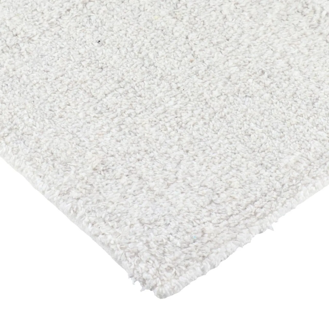 TENDANCE Tapis salon coton (45 x 90 cm) Naël Blanc Sale