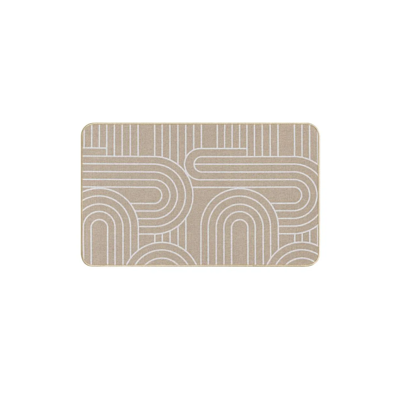 douceur d'intu017drieur Tapis tissé antidérapant (45 x 75 cm) Modul Blanc Outlet