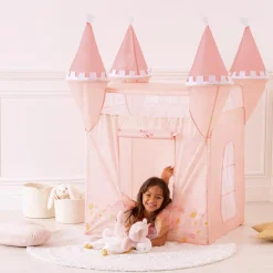 ATMOSPHERA Tente pop-up enfant (H78 cm) Château Rose