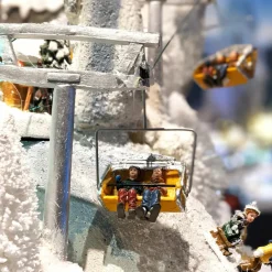 KAEMINGK Télésiège et Figurines enfants "Remontée mécanique" Multicolore Sale