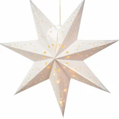 KAEMINGK Étoile lumineuse à piles Origami (H40 cm) Oria et chaud Blanc Hot