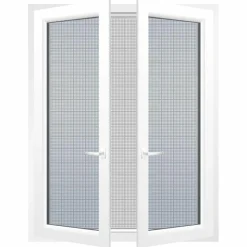 LUANCE Toile Moustiquaire pour fenêtre (250 x 250 cm) Blanc Discount