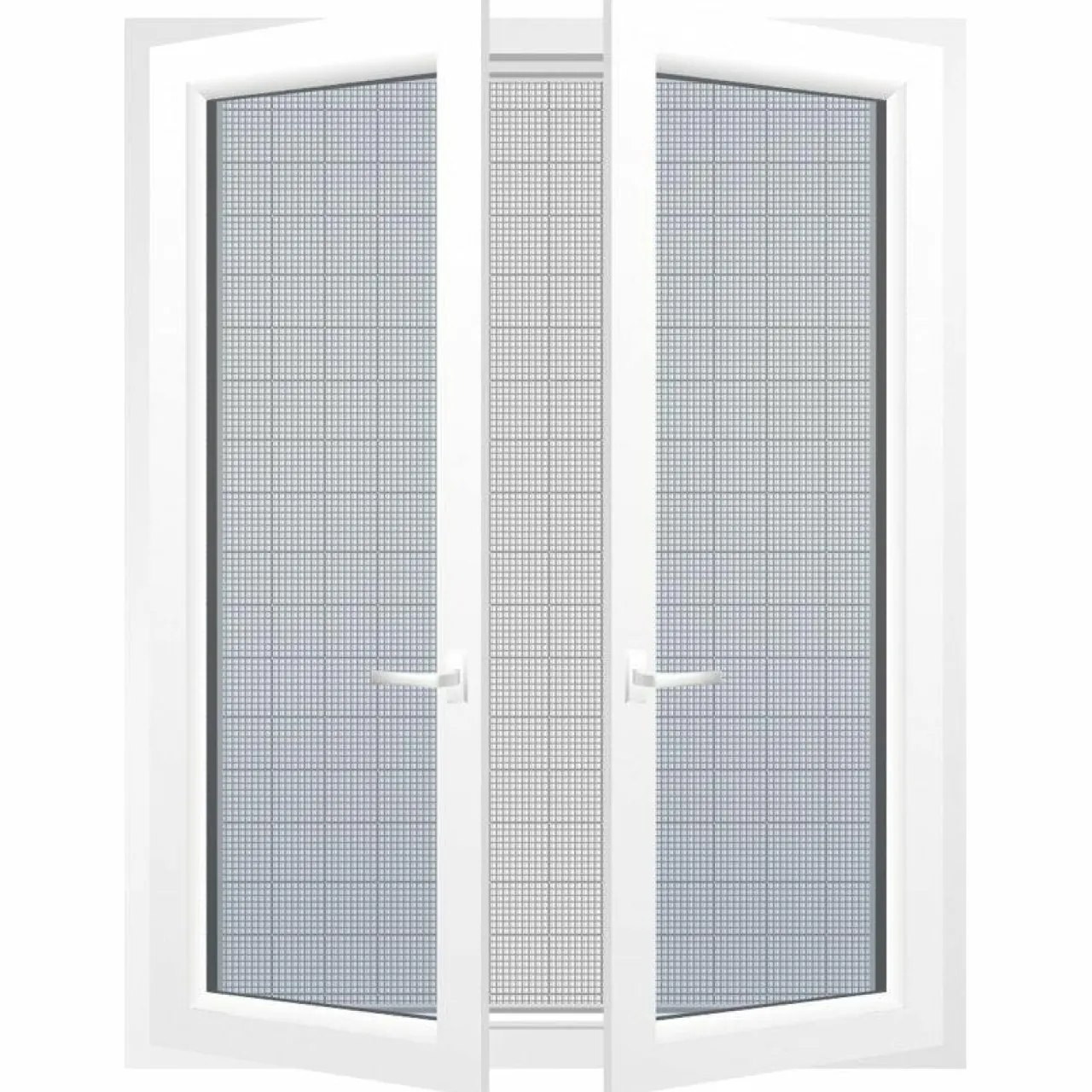 LUANCE Toile Moustiquaire pour fenêtre (250 x 250 cm) Blanc Discount