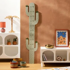 Atmosphera cru017dateur d'intu017drieur for kids Toise murale bois enfant (H 140 cm) Cactus Vert