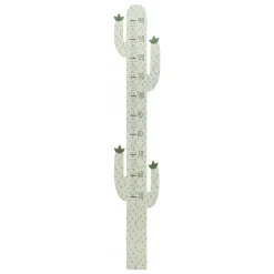Atmosphera cru017dateur d'intu017drieur for kids Toise murale bois enfant (H 140 cm) Cactus Vert