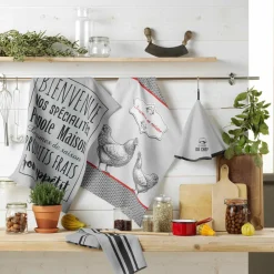 DOUCEUR D'INTERIEUR Torchon (70 cm) Comptoir Gris Best
