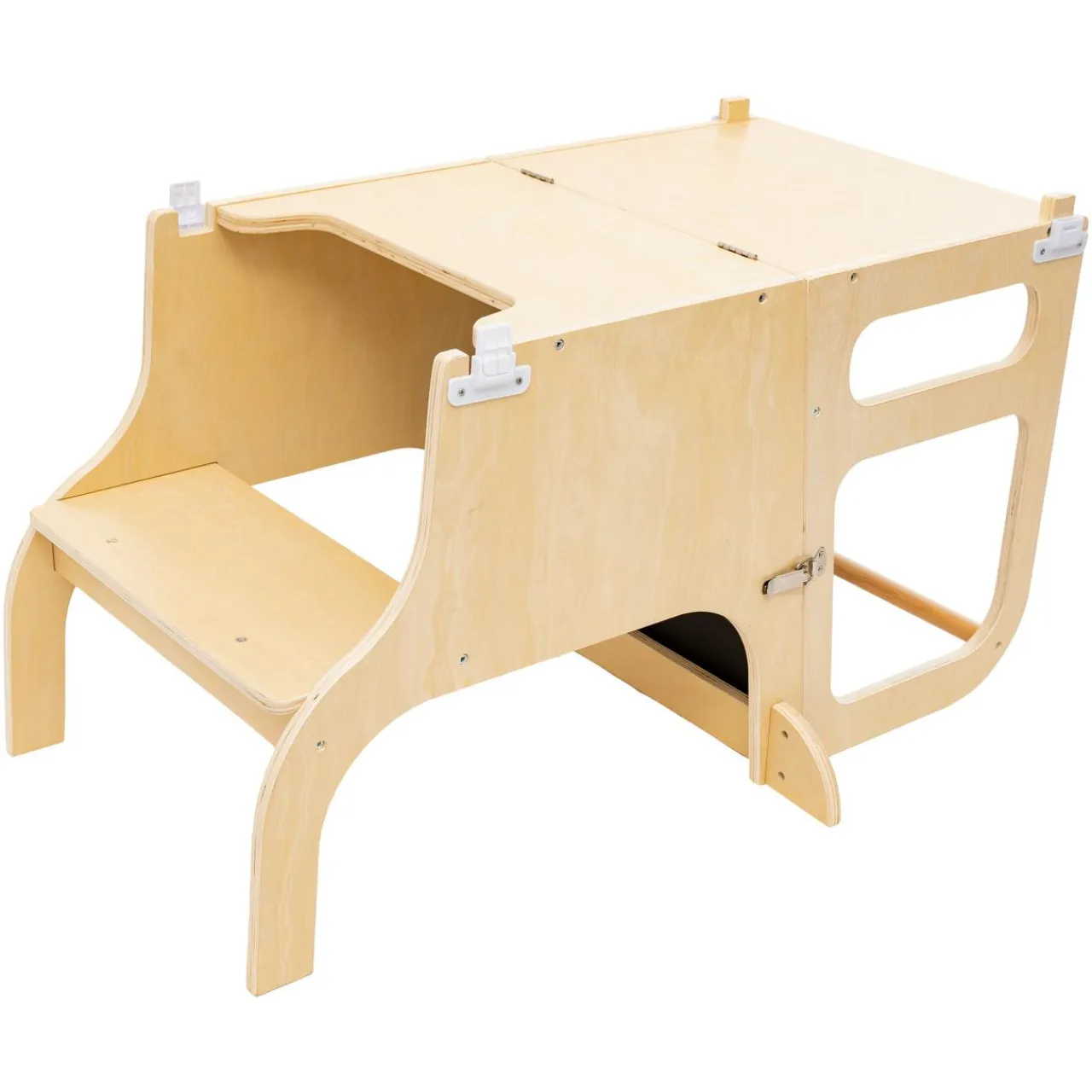 Atmosphera cru017dateur d'intu017drieur for kids Tour d'observation bureau bois (H91 cm) Alba Marron New