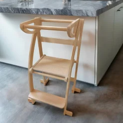 EMINZA Tour d'observation pliable en bois (H92 cm) Roma Beige Hot