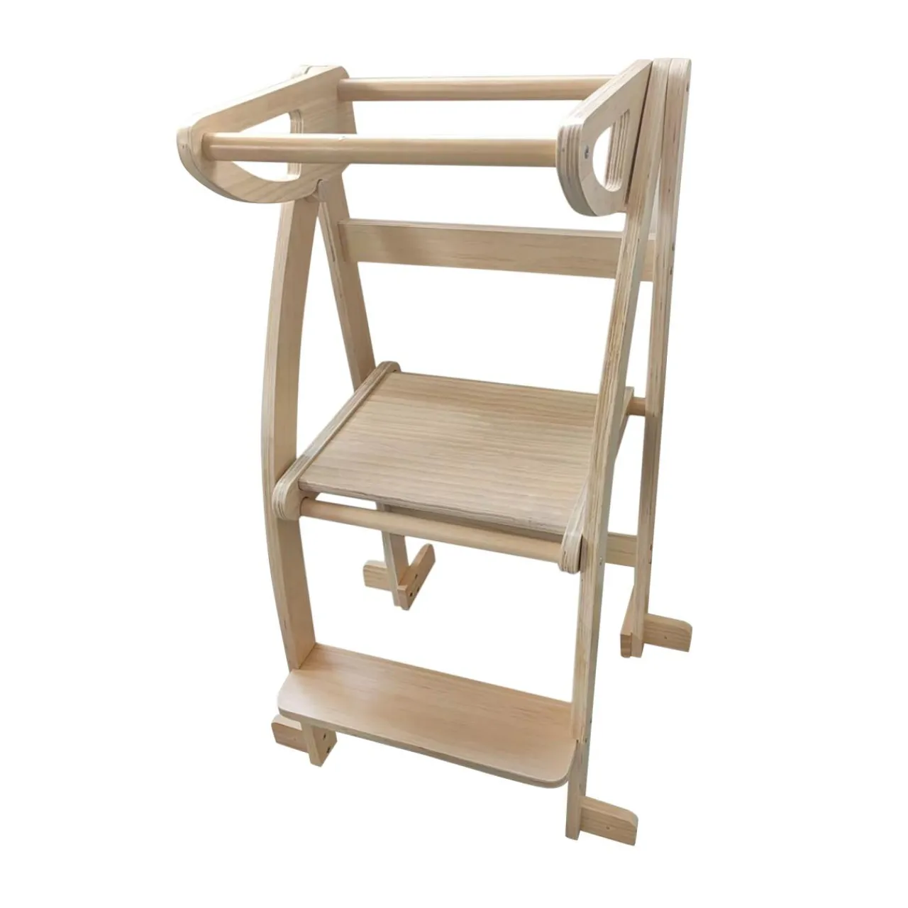 EMINZA Tour d'observation pliable en bois (H92 cm) Roma Beige Hot