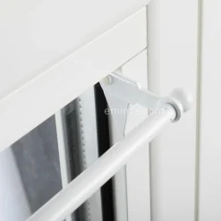 LUANCE Tringle extensible Fix'vit (50 à 80 cm) Blanc Best