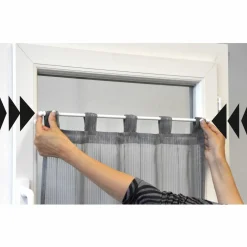 LUANCE Tringle extensible Fix'vit (50 à 80 cm) Blanc Best