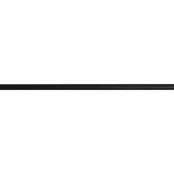 LUANCE Tringle rideau extensible en métal (L120 - 210 cm / D17 - 20 mm) Jim mat Noir Hot