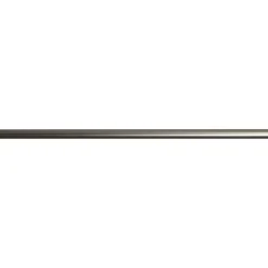 LUANCE Tringle rideau extensible en métal (L120 - 210 cm / D17 - 20 mm) Jim mat Argent Outlet