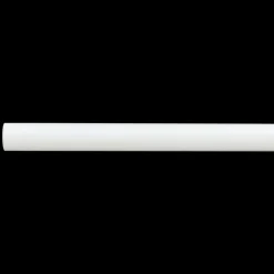 LUANCE Tringle rideau métal (L150 cm / D20 mm) Jim Mat Blanc