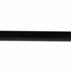 LUANCE Tringle rideau métal (L200 cm / D28 mm) Lino mat Noir