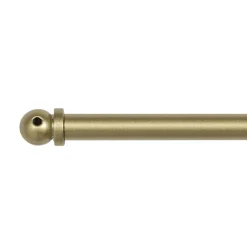 LUANCE Tringle voilage extensible ronde (L40 - 60 cm /D7 mm) Pietro Or